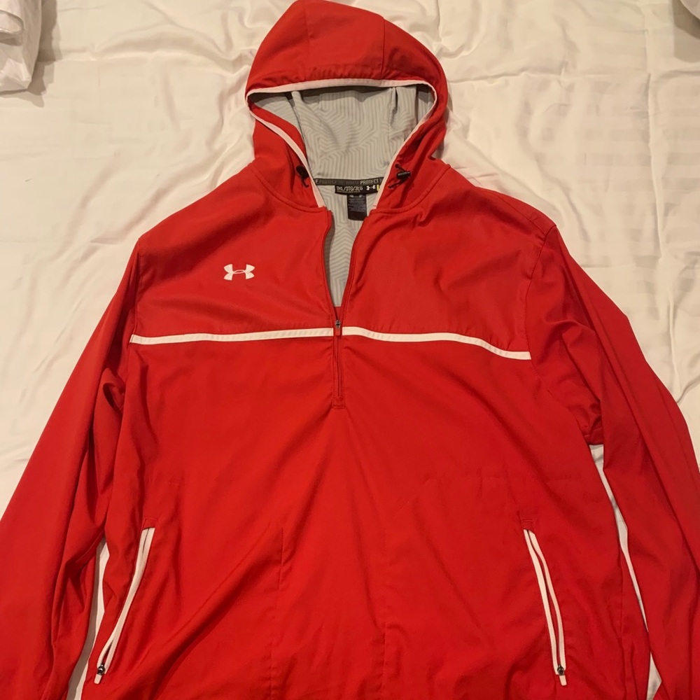 Under Armour 3-1/4 zip hooded pullover
